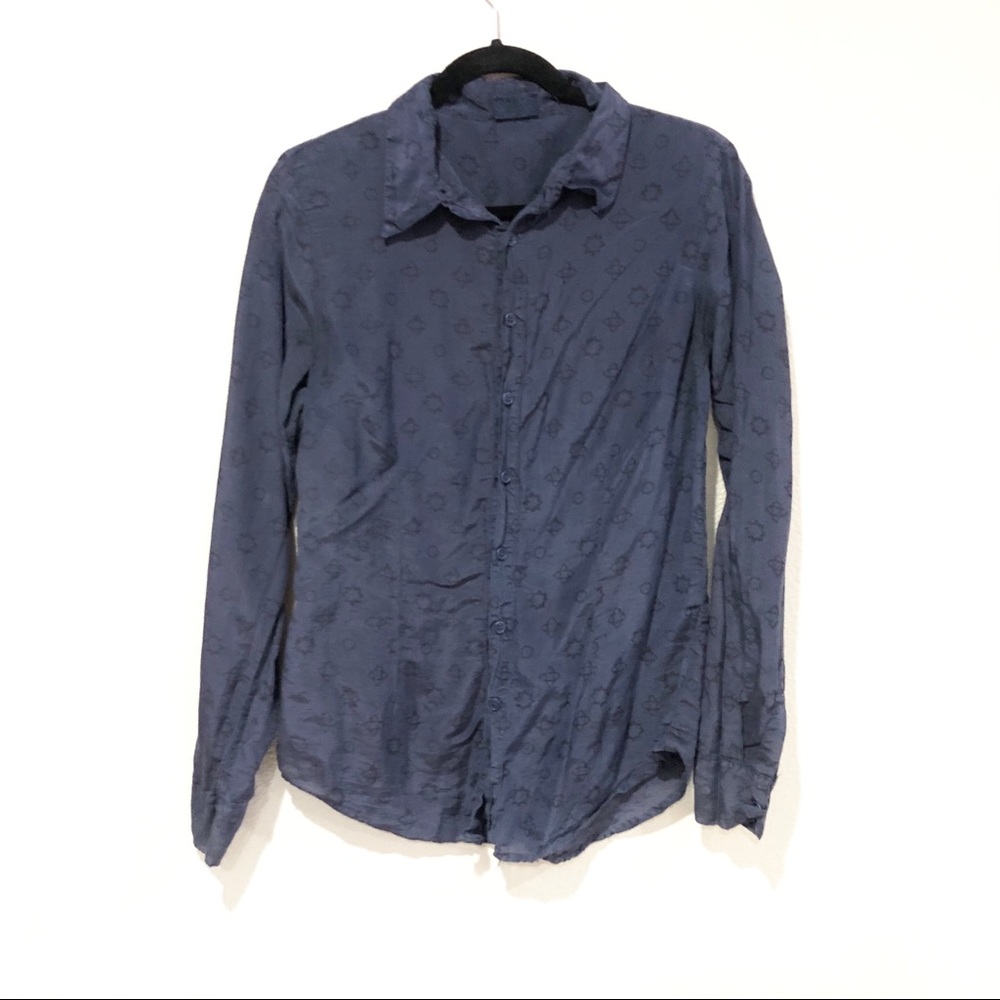 Shirt by Cp Shades Printed Button Down Blouse